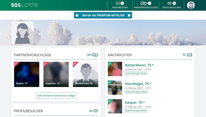 Testbericht - 50sLove.ch Mitgliederbereich