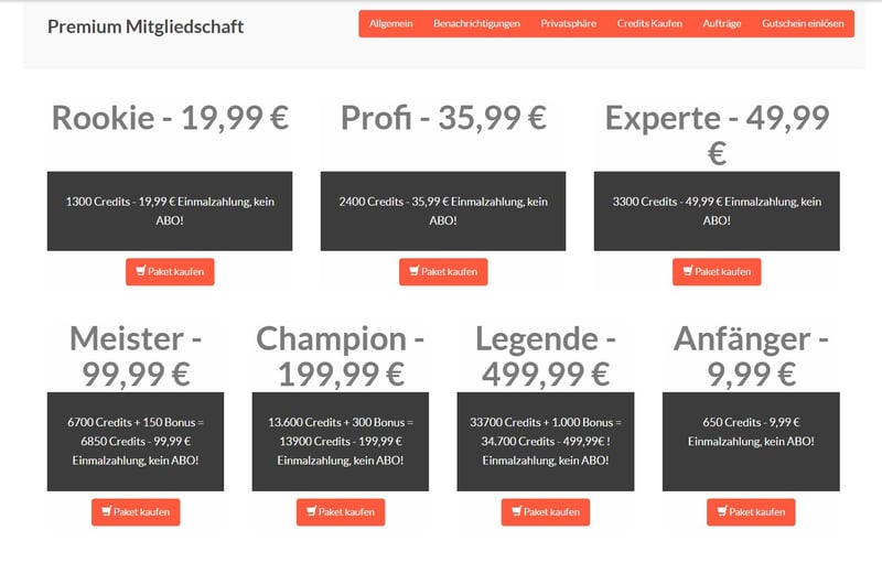Testbericht - sexy-kuss.com Kosten