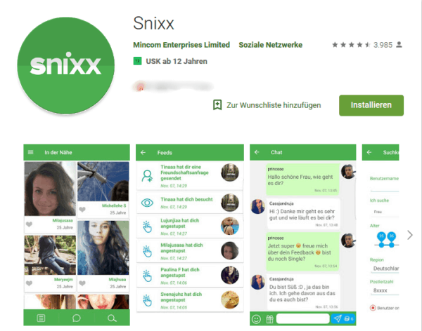 Snixx Mitgliederbereich