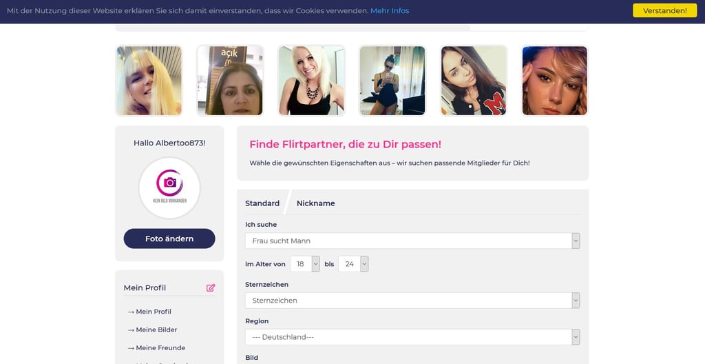 Testbericht - flirtlando.de Mitgliederbereich