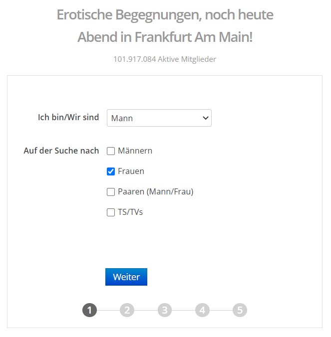 Adultfriendfinder.com - Anmeldung 1