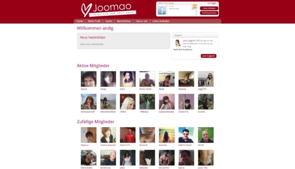 joomao.com - Mitgliederbereich