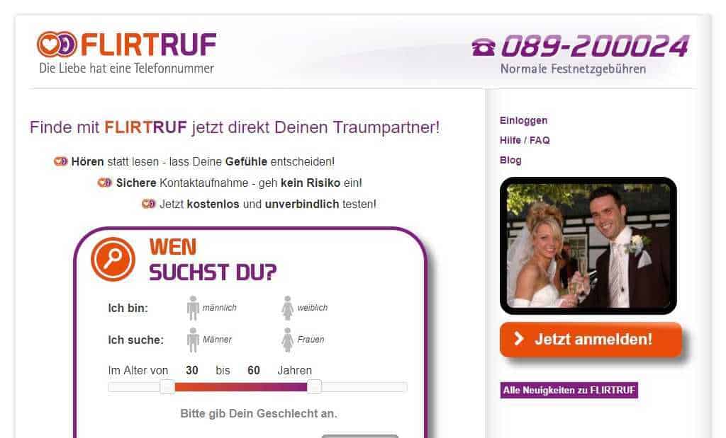 Testbericht: flirtruf.de
