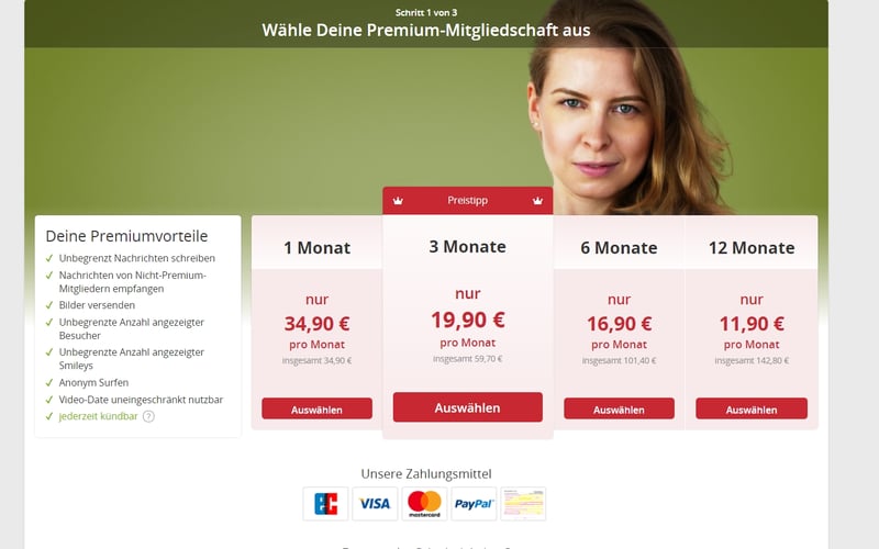 vegane-singles.de - Kosten