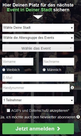SocialMatch.de - Anmeldung