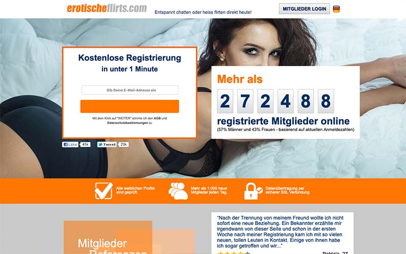 Testbericht ErotischeFlirts.com Abzocke