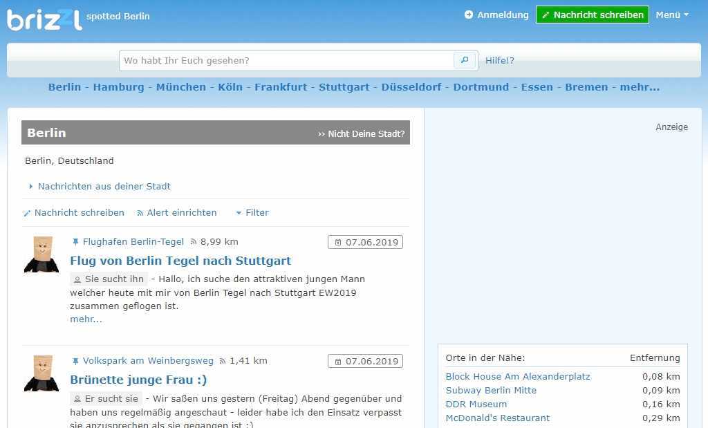 Testbericht: brizzl.de