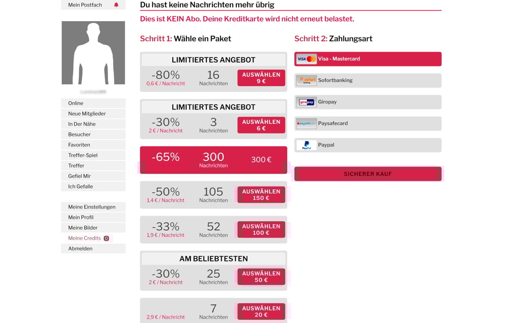 KommUndFlirte.com Kosten