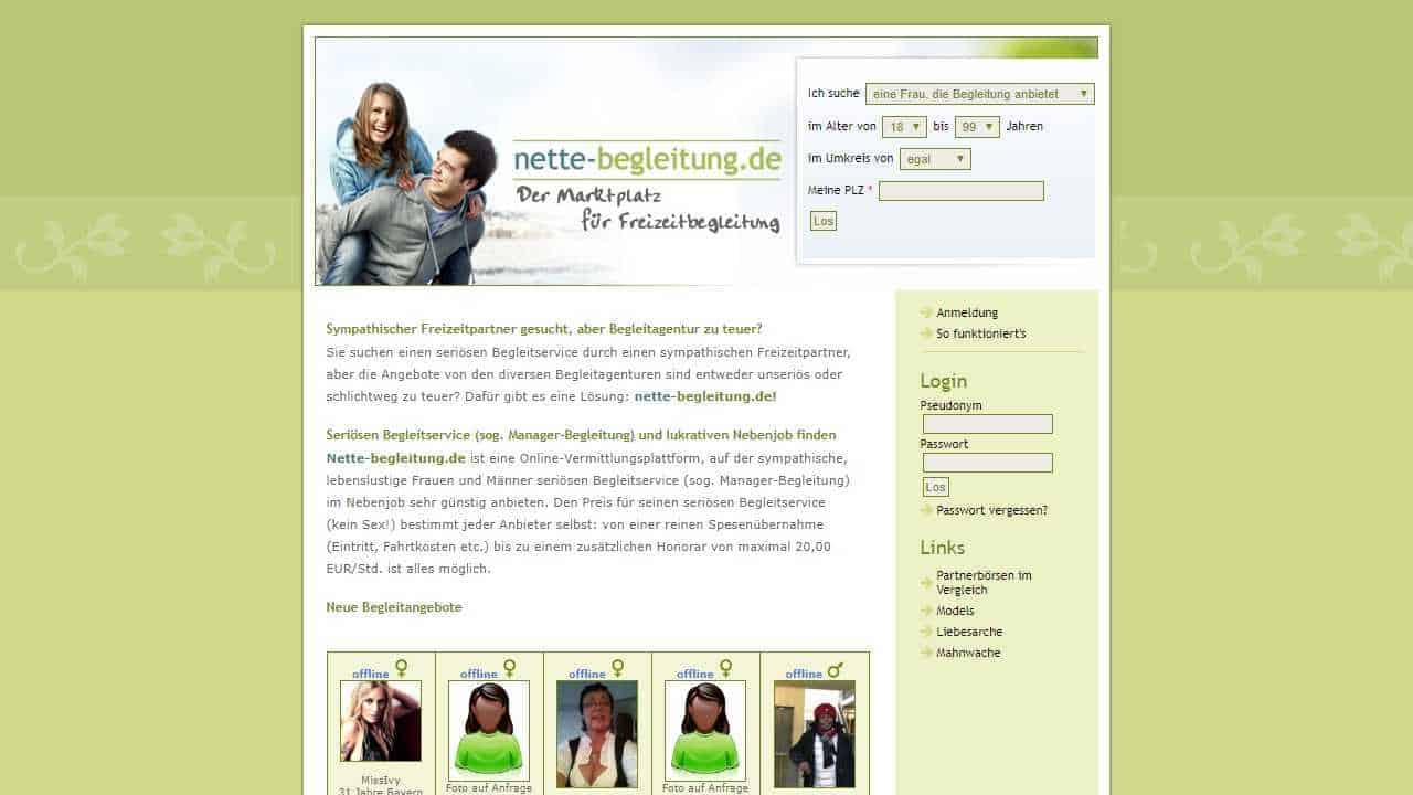 Testbericht: Nette-Begleitung.de