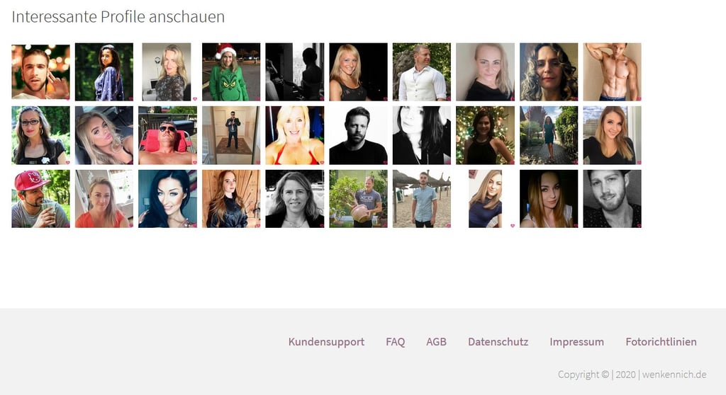 Testbericht - wenkennich.de Mitgliederbereich