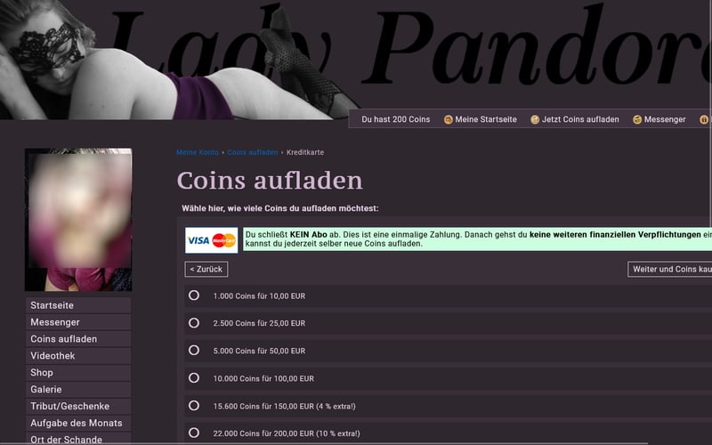 LaPandora.net Kosten