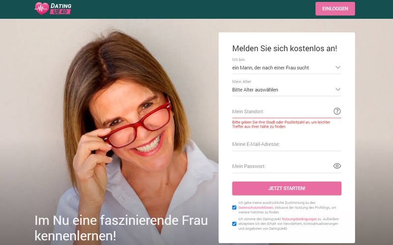 Testbericht DatingUe40.com Abzocke