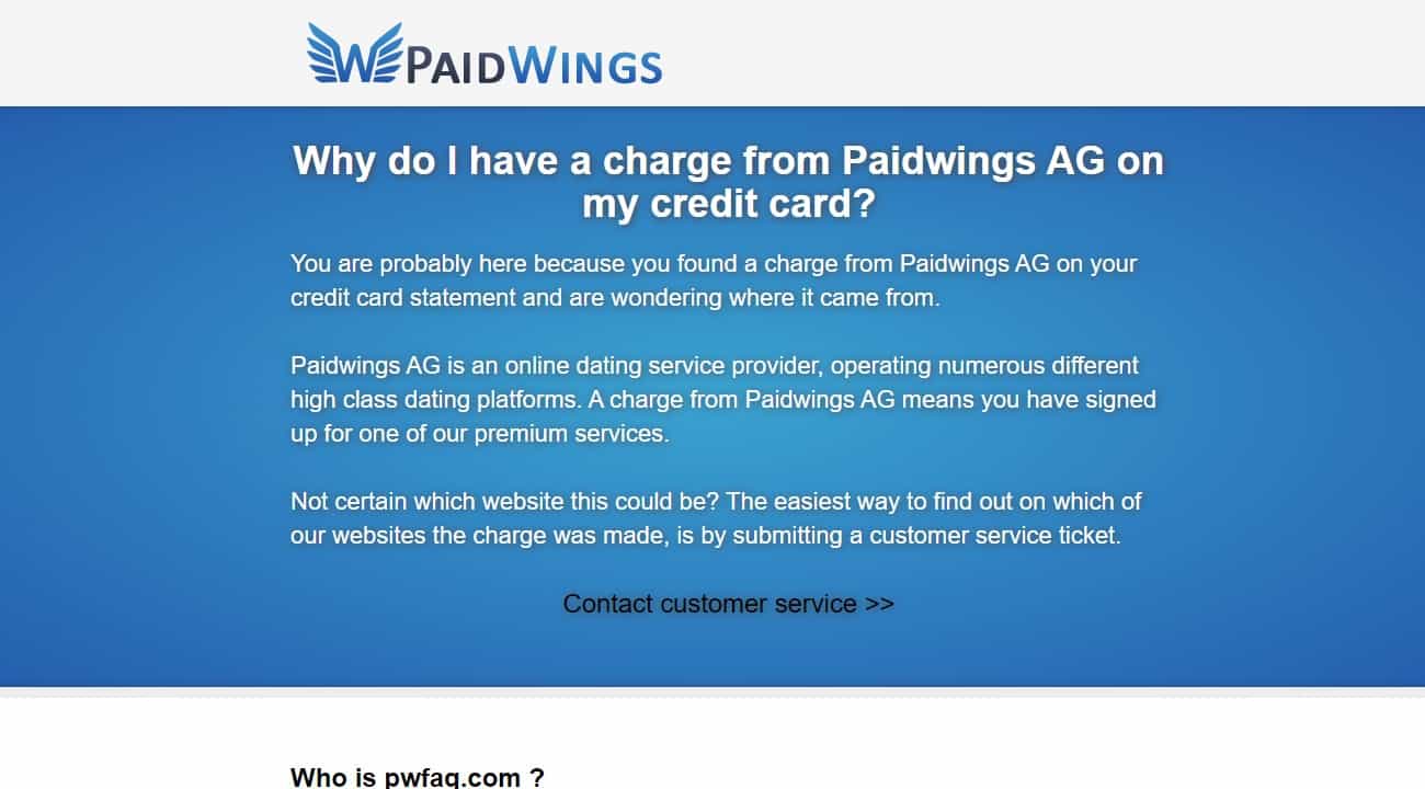 Testbericht: Paidwings AG Abzocke