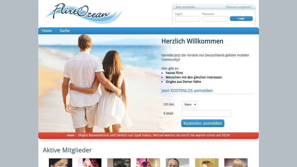 Testbericht: FlirtOzean.com