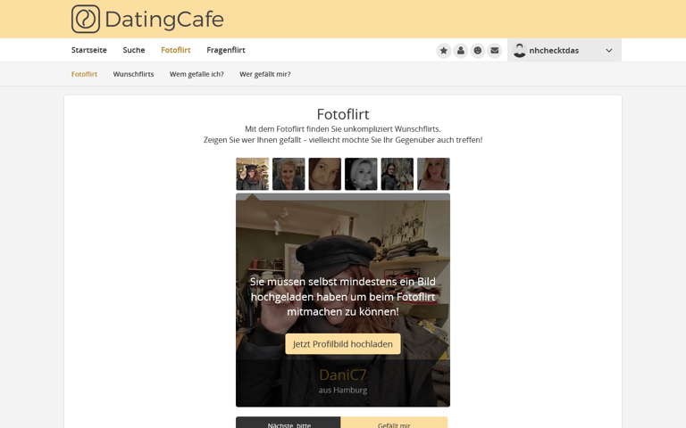 DatingCafe.de Fotoflirt