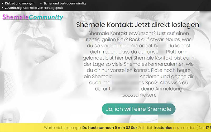 Testbericht ShemaleCommunity.net Abzocke
