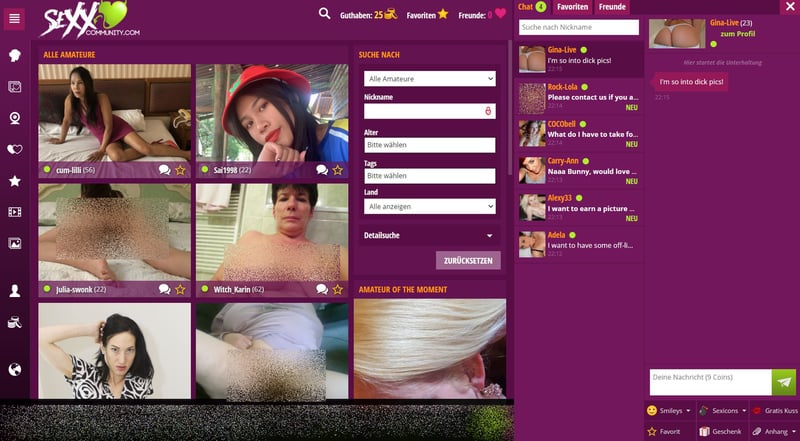 Testbericht - porno.dating Mitgliederbereich