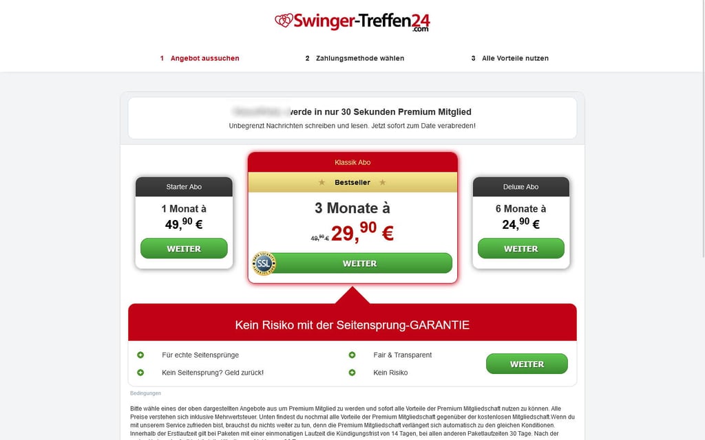 Swinger-Treffen24.com Kosten
