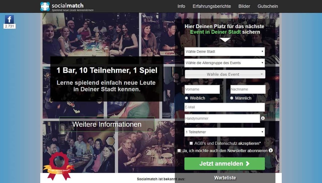 Testbericht: SocialMatch.de