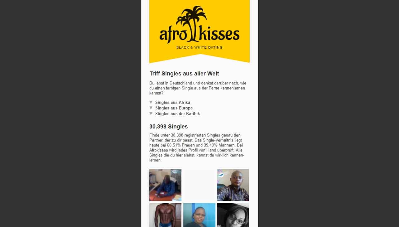 Testbericht: AfroKisses.com