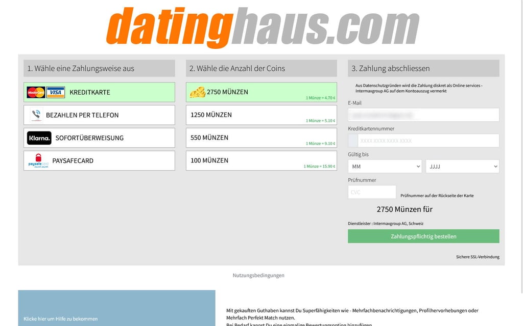 DatingHaus.com Kosten
