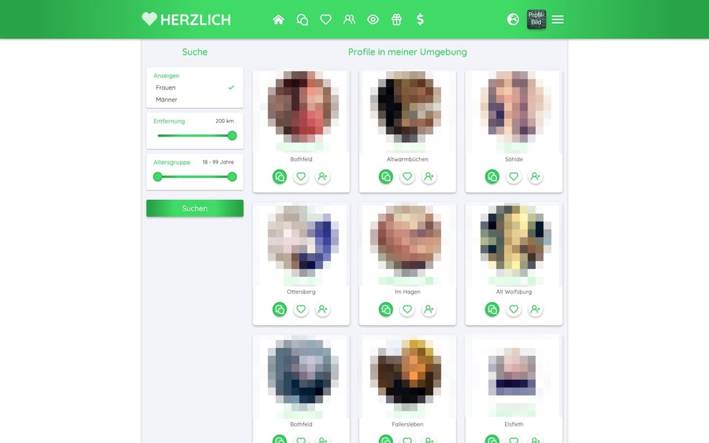 Herzlich.app Mitgliederbereich