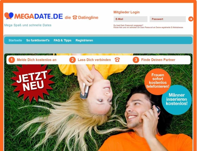 Testbericht: MegaDate.de Abzocke